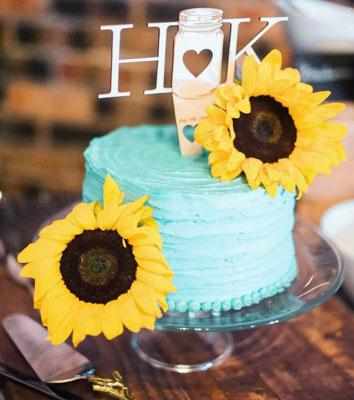 thumbnail of H & K cake topper